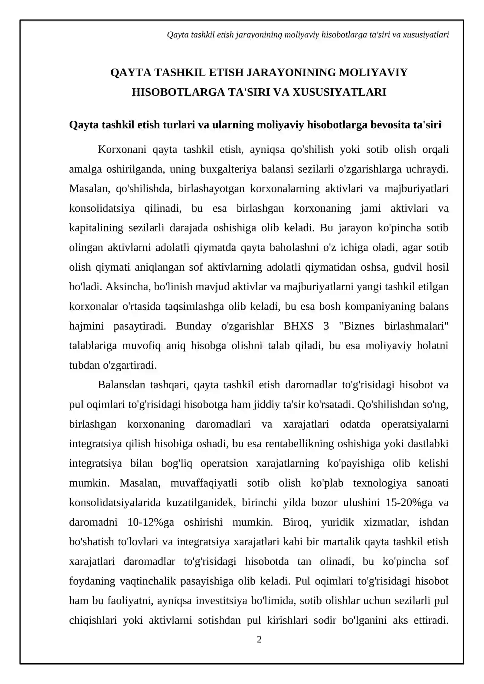 Moliyaviy Hisobotlar va 23-BEMS 4