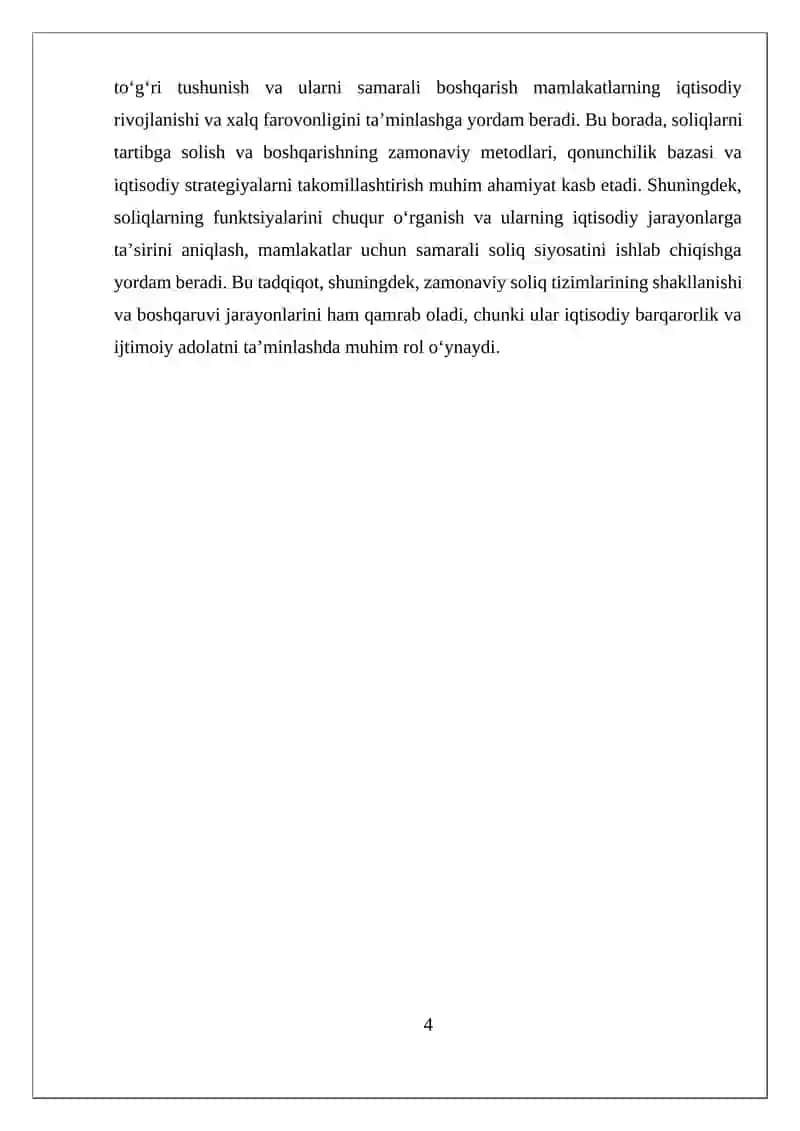 Soliqlar va ularning vazifalari va turlari 4