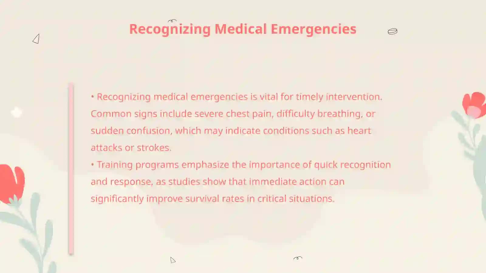 Firs aid and emergency procedures 4