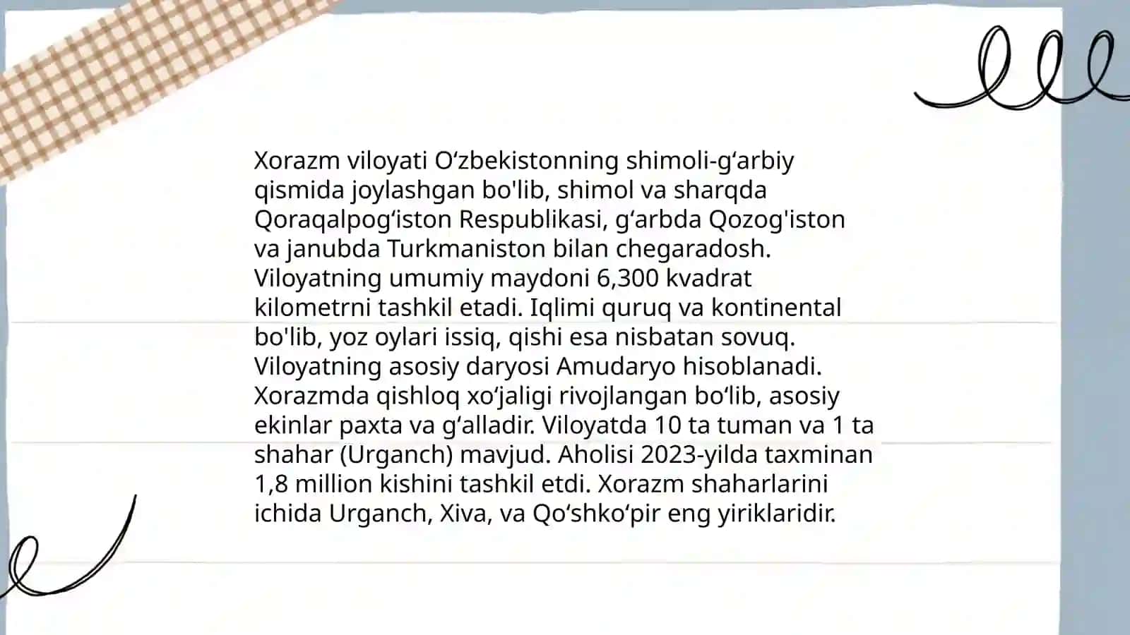 Xorazm haqida malumotlar 4