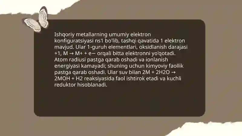 Ishqoriy metallar va ularning birikmalari 4