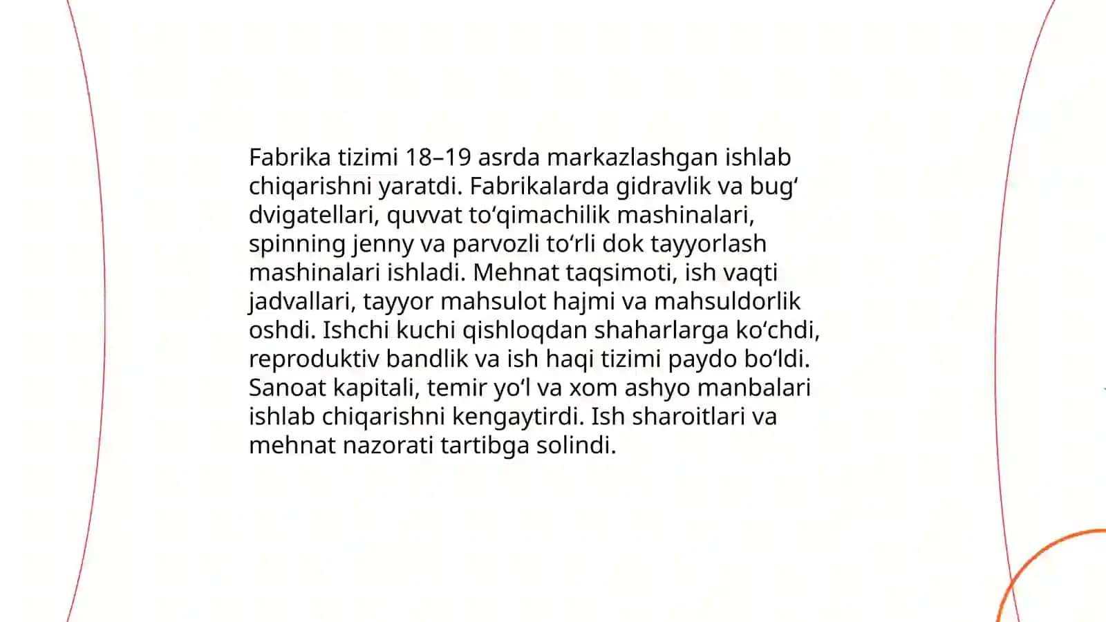 19-asr sanoat inqilobi. Dastlabki sanoat ko'r gaz ma lari.(Modern.Art-nuvo-unuversal yo'nalish. Modern ustalari. A. Van de Velde va Charlz Makintosh) 4