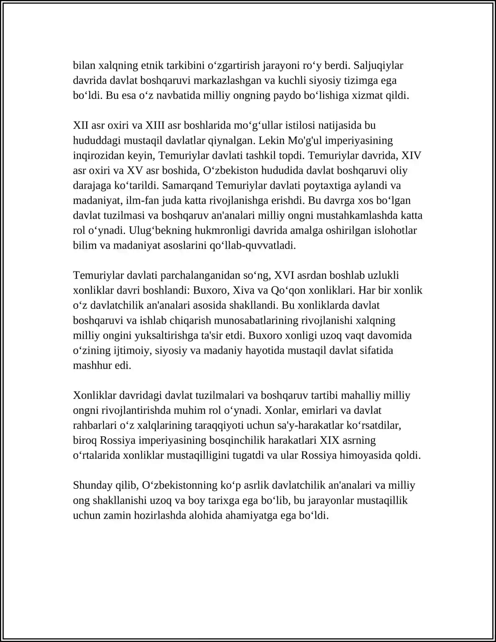 ÕZBEKISTONDA MUSTAQILLIK ĞOYALARINING TARIXIY ASOSLARI 4