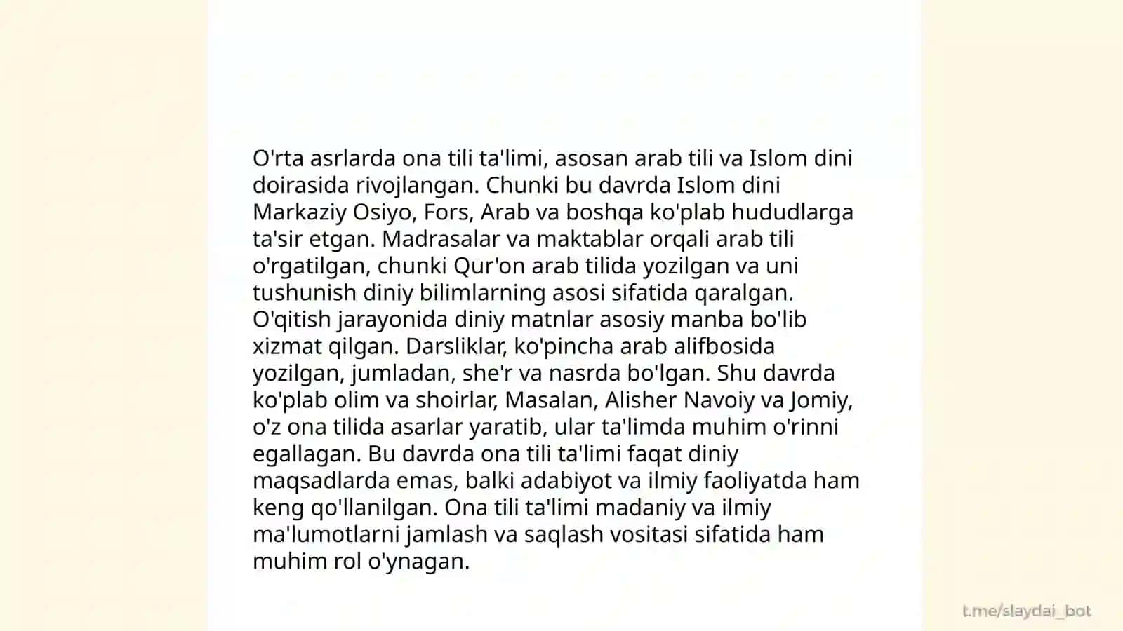 Ona tili o'qitishning tarixiy taraqqiyoti va ona tili o'qitishdagi milliy yondashuvlar 4