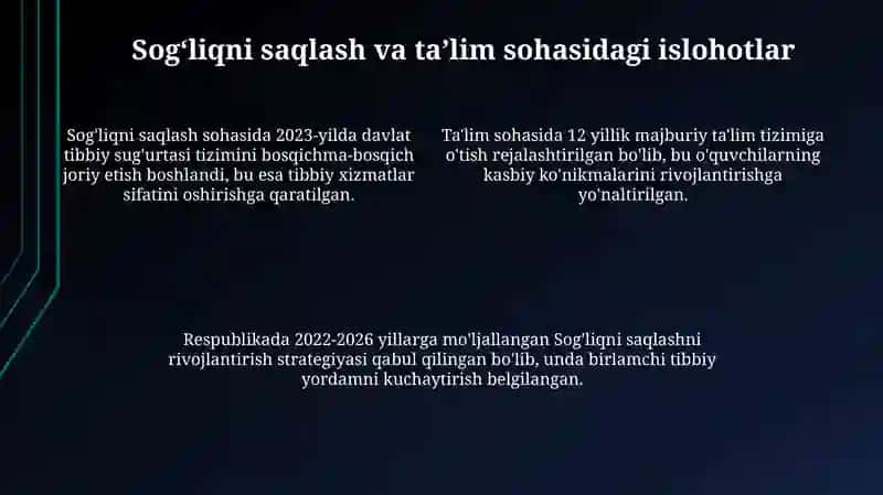 Respublikamizda oilalar faravonligini ta'minlash maqsadida olib borilayotgan islohatlar 4