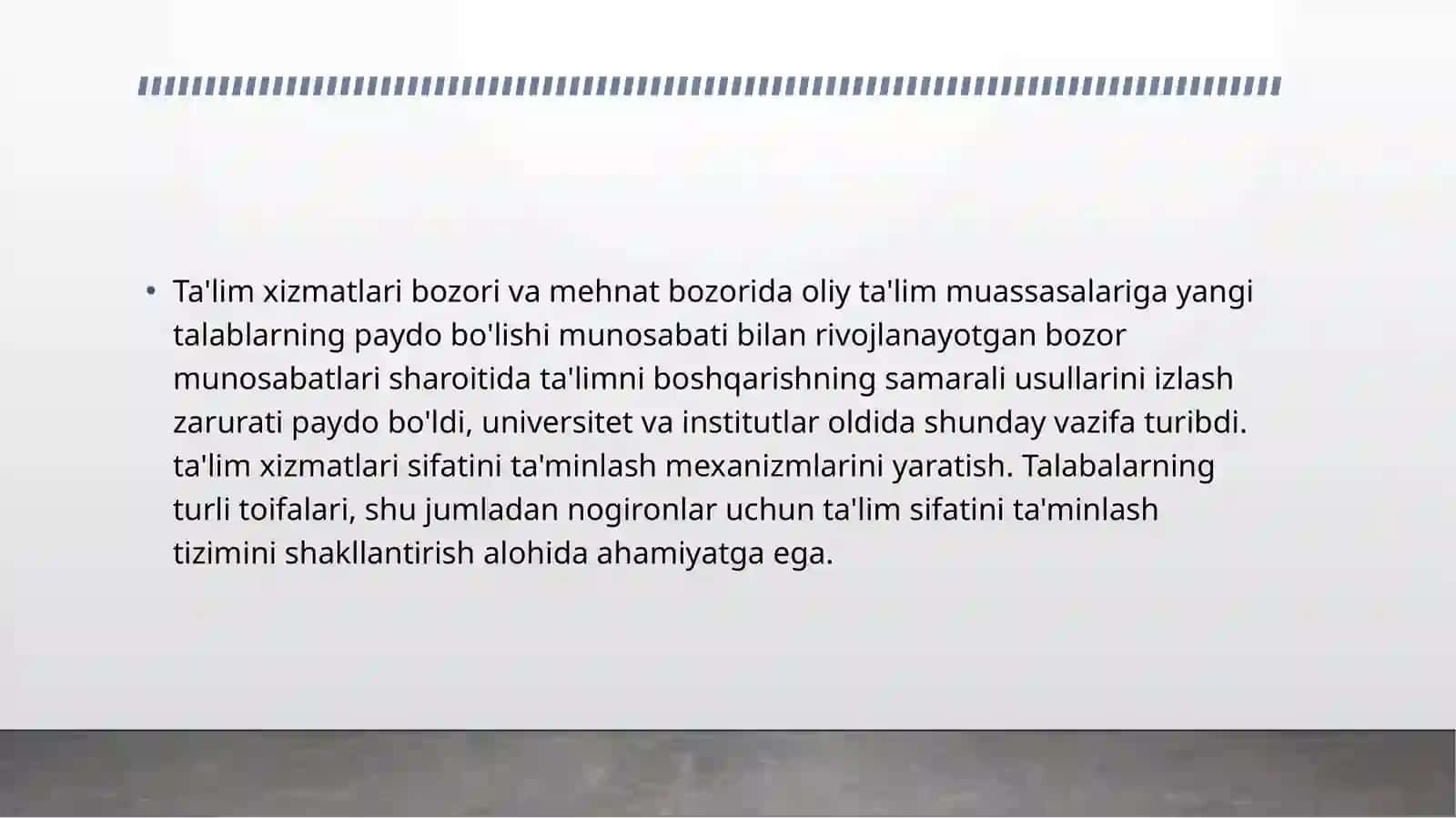 O'zbekistonda maxsus ta'lim tizimini tashkil etilishi va joriyet etish 4