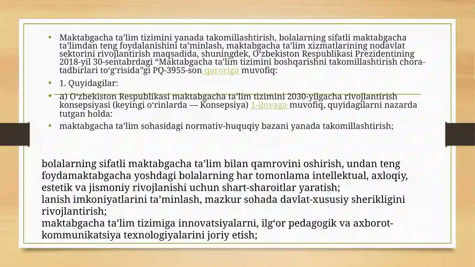 Ijtimoiy maktabgacha ta`lim tashkil etish vazifalari 4