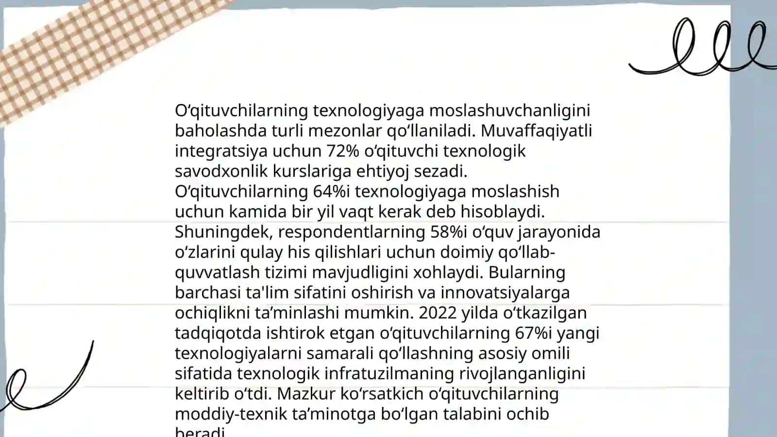 Texnologik ta’lim o‘qituvchilarining kompetentligini baholash 4