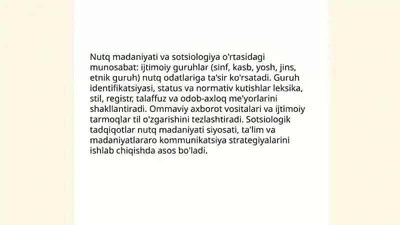 Nutq Madaniyati Fanining Boshqa Fanlar Bilan Òzaro Munosabati 4