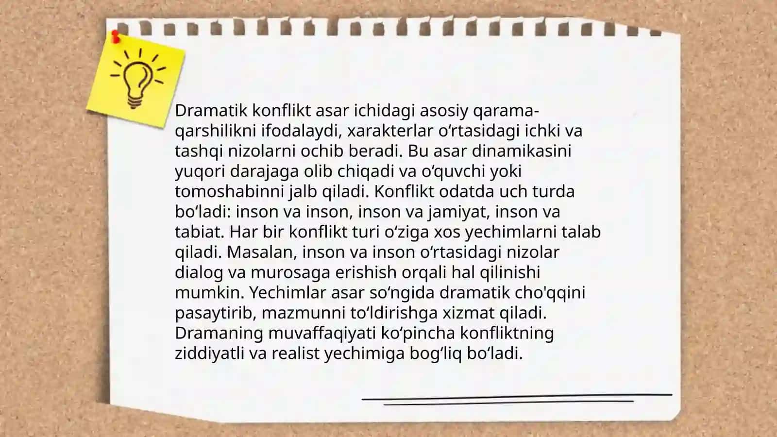 Dramatik tur va janrlar tahlili 4