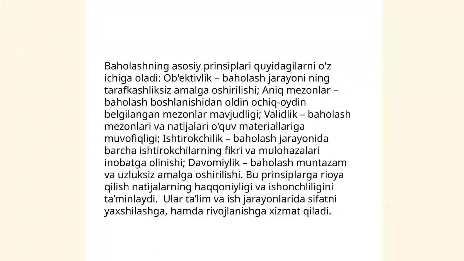 Baholash tamoillari va shakillari 4