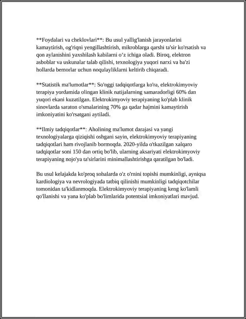 ELEKTROKIMYOVIY DAVOLASH VA DIAGNOSTIKA USULLARI 4