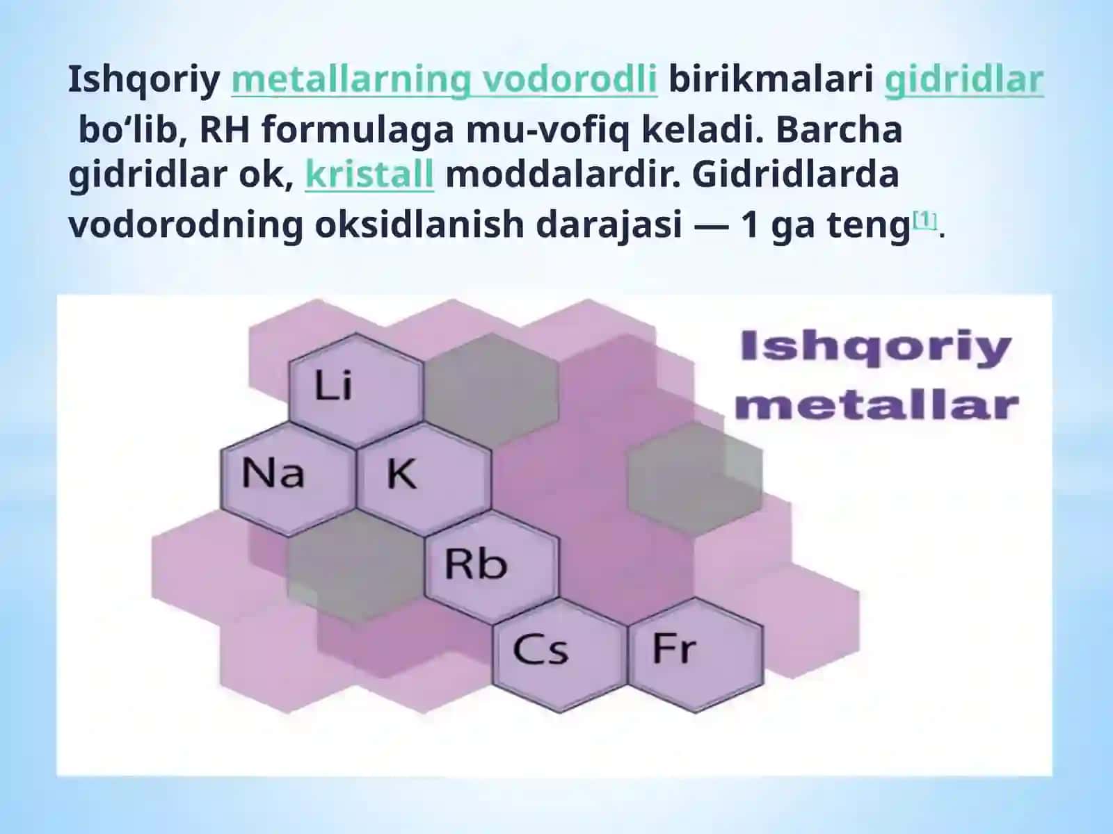 Ishqoriy metallar 4