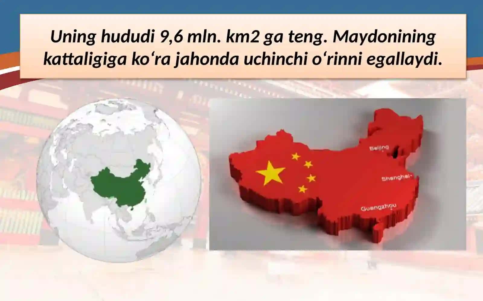 Xitoy Xalq Respublikasi tabiiy-demografik salohiyati 4