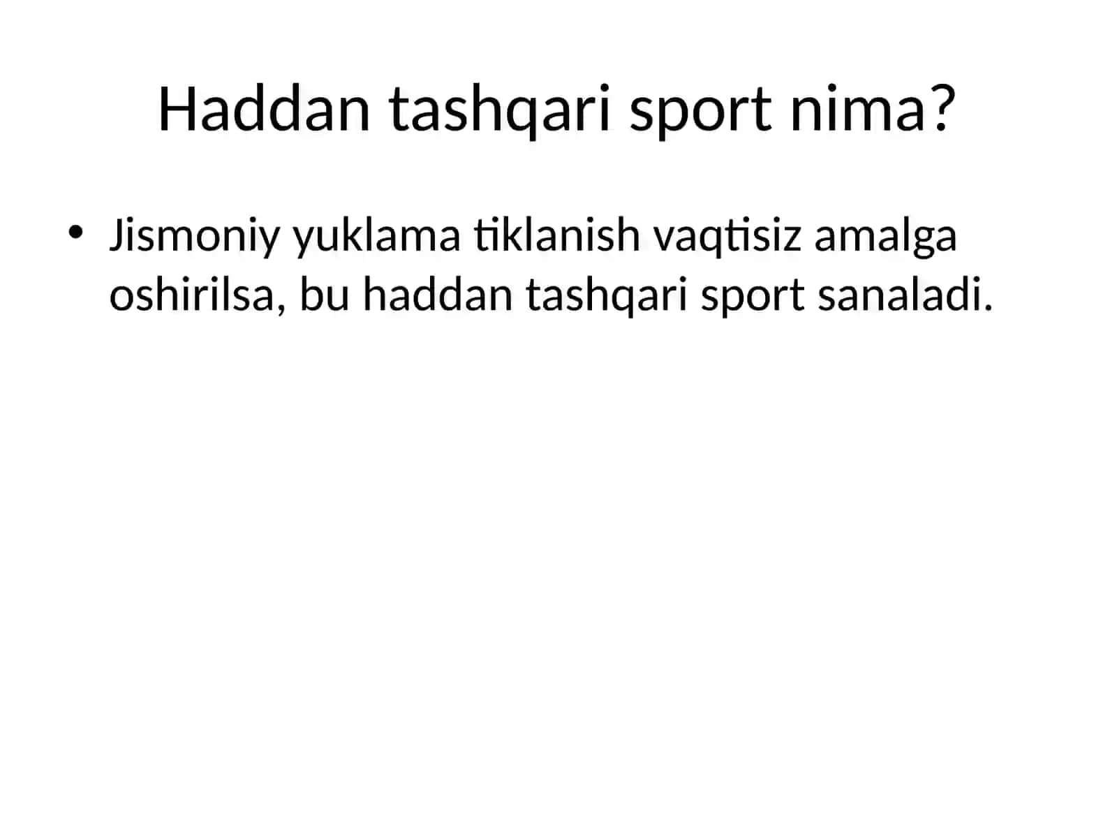 Haddan tashqari sport bilan shug‘ullanishning salbiy ta’siri 4