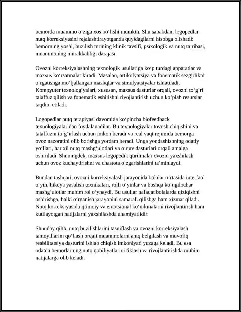 TURLI NUTQ BUZILISHLARIDA OVOZNI KORREKSIYALASH TEXNOLOGIYALARI 4