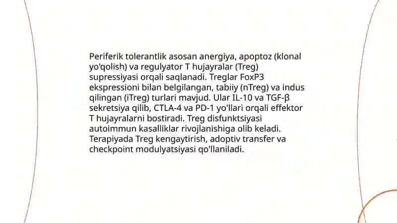 Immunologik tolerantlik nuqsonlari. Autoimmun xastaliklar 4