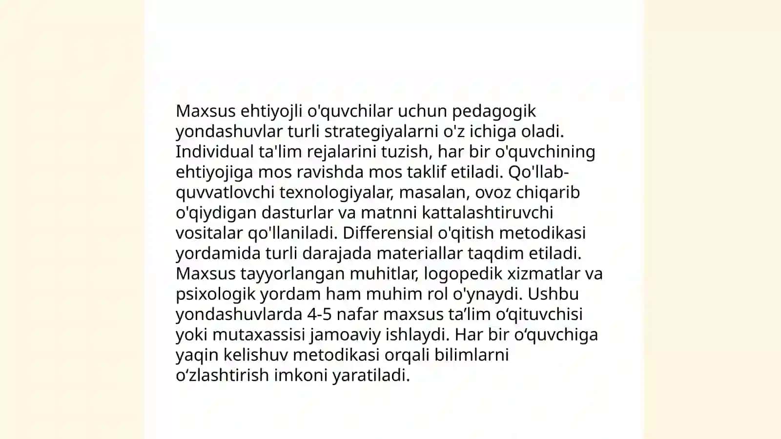 Inklyuziv taʼlim jarayonida pedagogika va axborot kommunikatsiya texnologiyalardan foydalanish 4