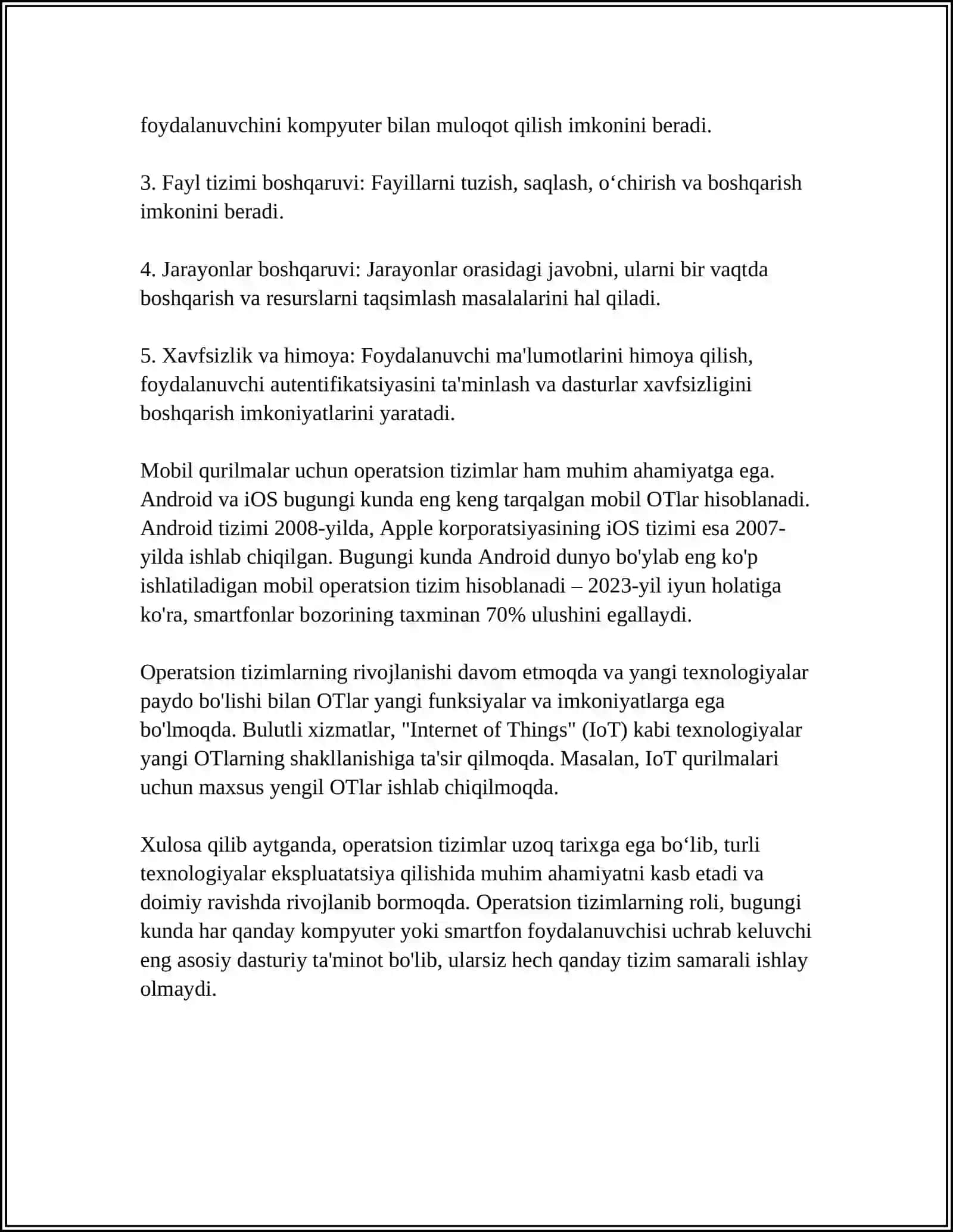 OPERATSION TIZIMLAR ADMINISTRATSIYASI 4