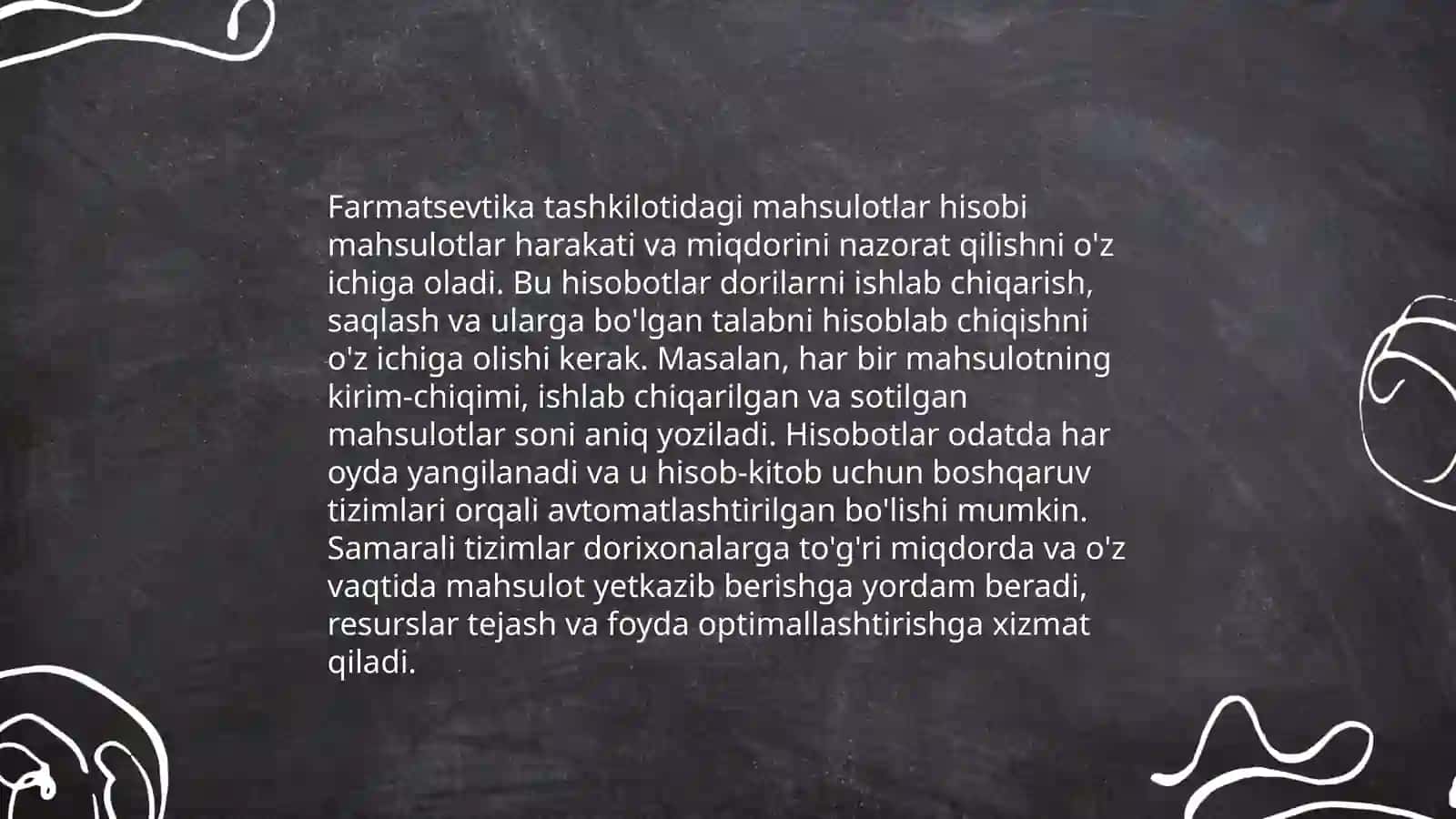 Dorixona va farmatsevtika tashkilotlari ishini tashkil etishda ish yuritish jarayonlarining ahamiyati 4