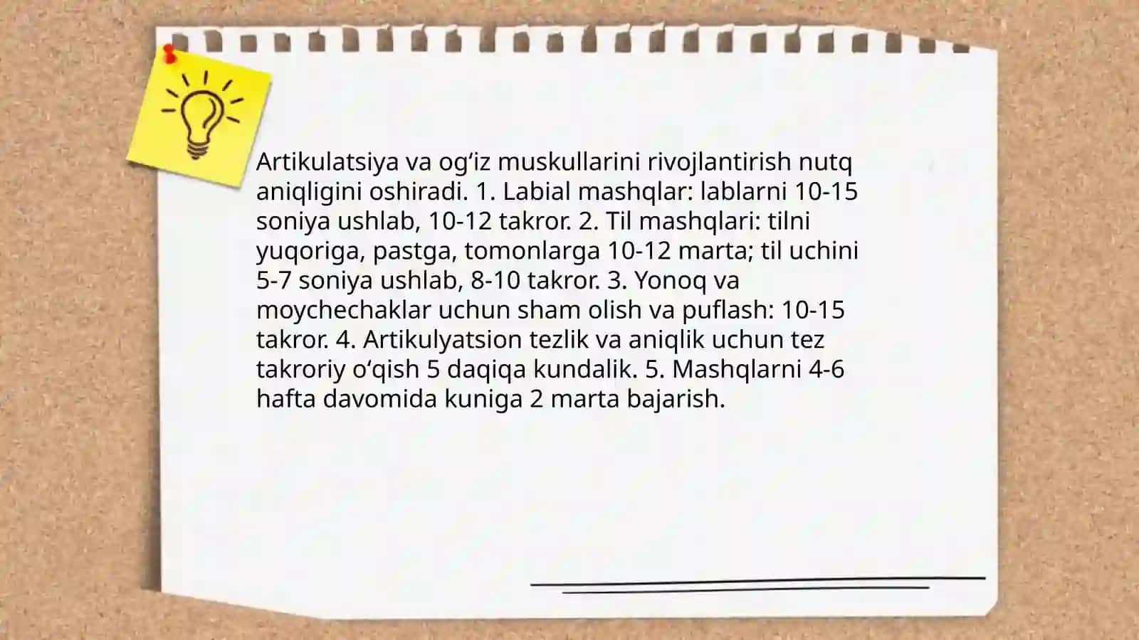 Talaffuz va fonetika mashqlari 4