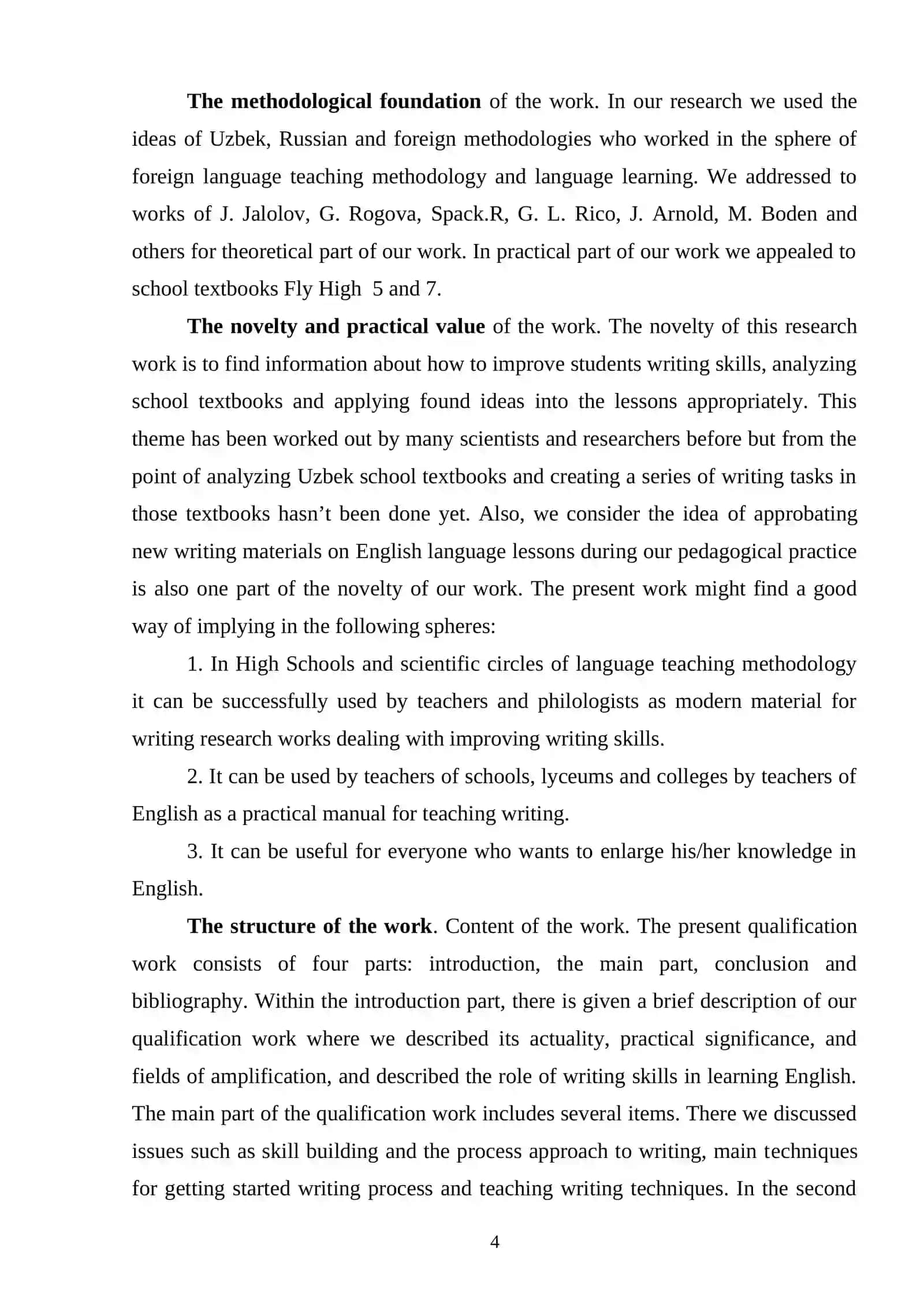 TEACHING WRITING TO EFL STUDENTS 4
