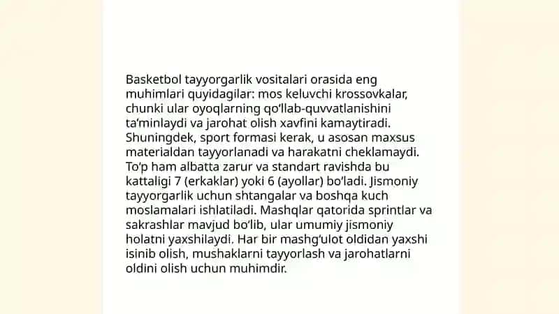 Sport mashğulotlaring vositalari va uslublari 4