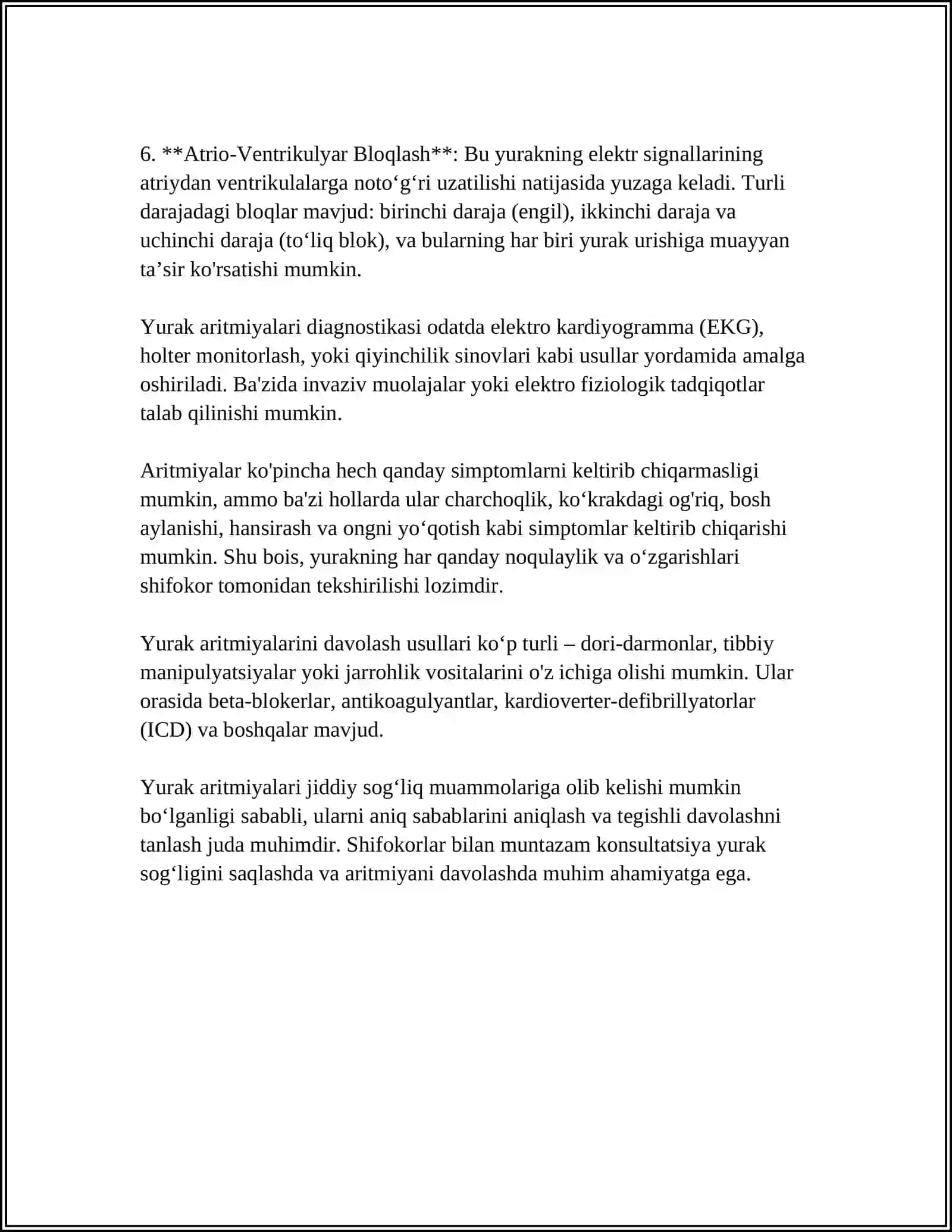EKG ARITMIYALAR VA YURAK NUQSONLARI 4