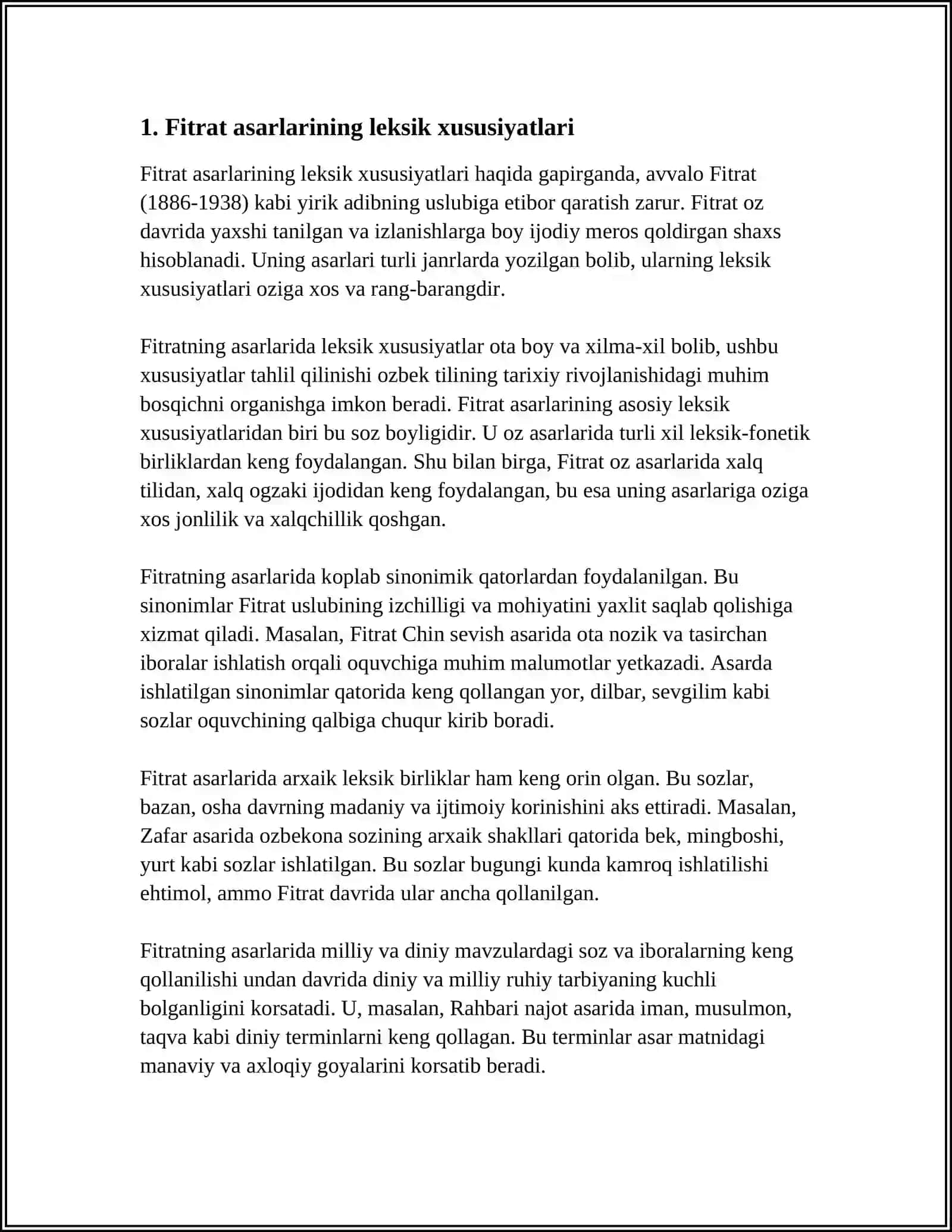 FITRAT ASARLARINING LINGVISTIK VA FONETIK TAHLILI 4