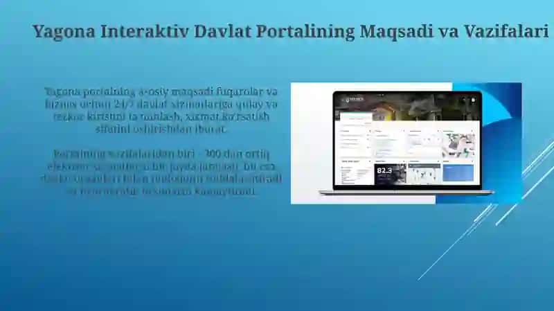 E-hukumat va yagona interaktiv davlat portali 4