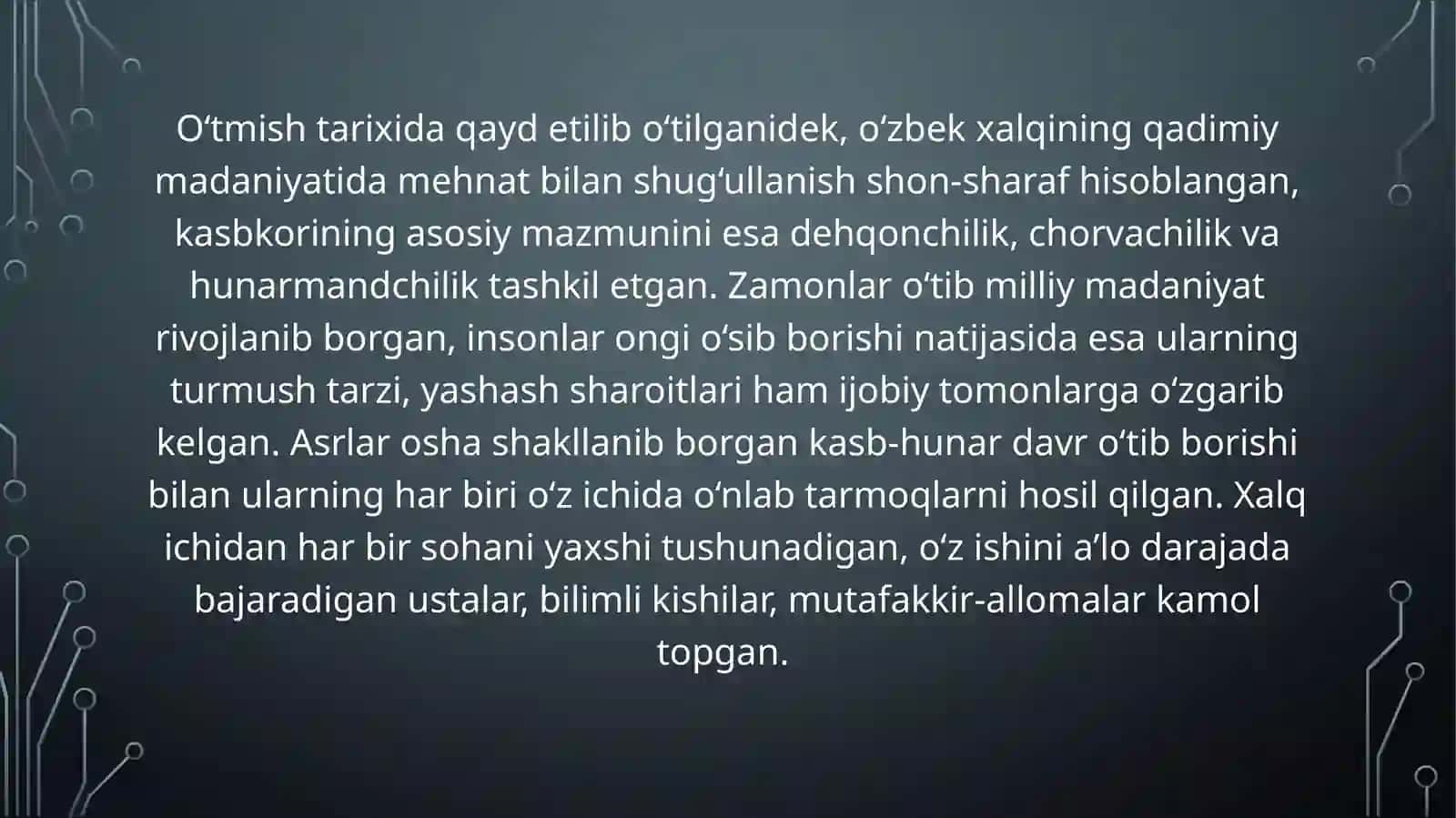 Mutafakkirlar merosida mehnat tarbiyasi 4