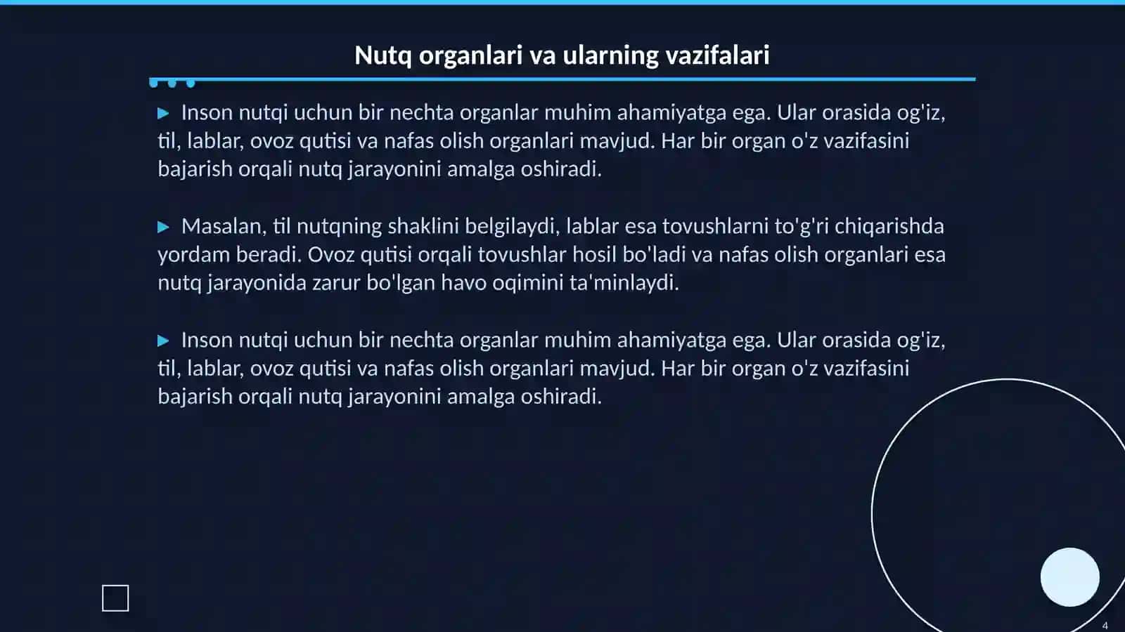 Inson nutqi haqida asosiy tushunchalar 4