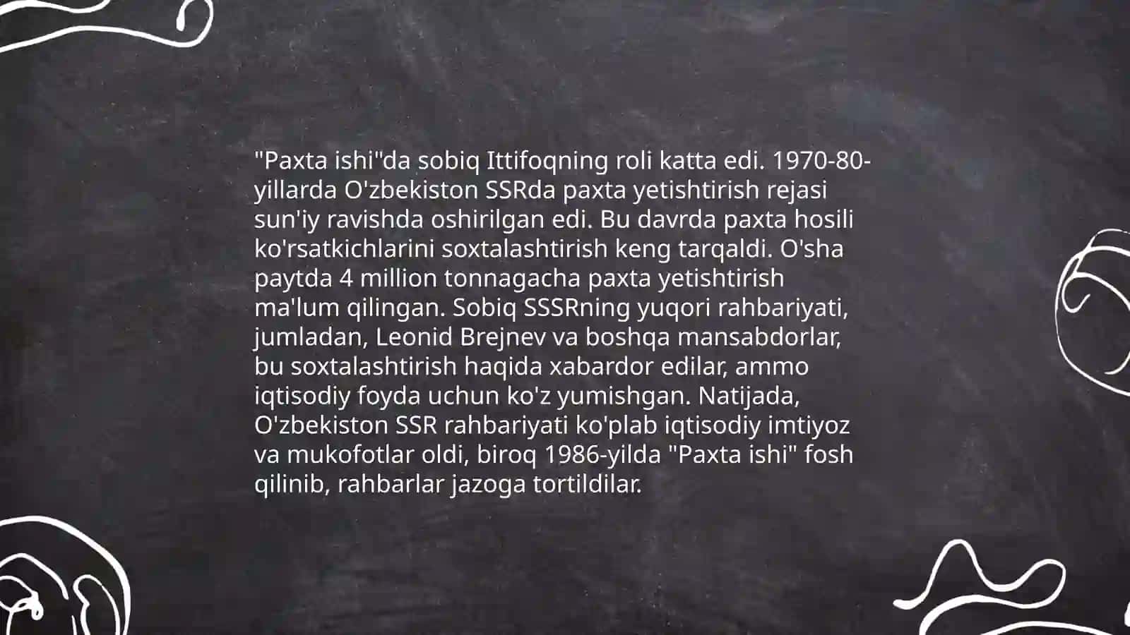 "Paxta ishi"ning kelib chiqishi 4