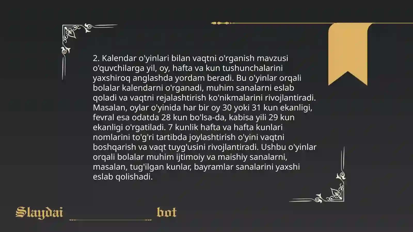 Ixtisoslashtirilgan yordamchi maktabda vaqt tasavvurlarini o'rgatishda didaktik o'yinlardan foydalanish 4
