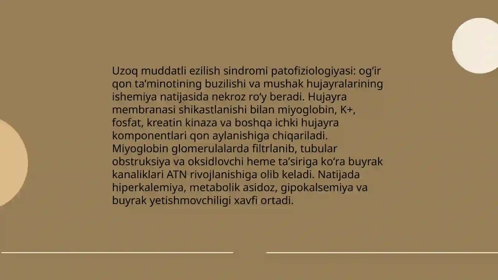 Uzoq muddatli ezilish sindromi 4