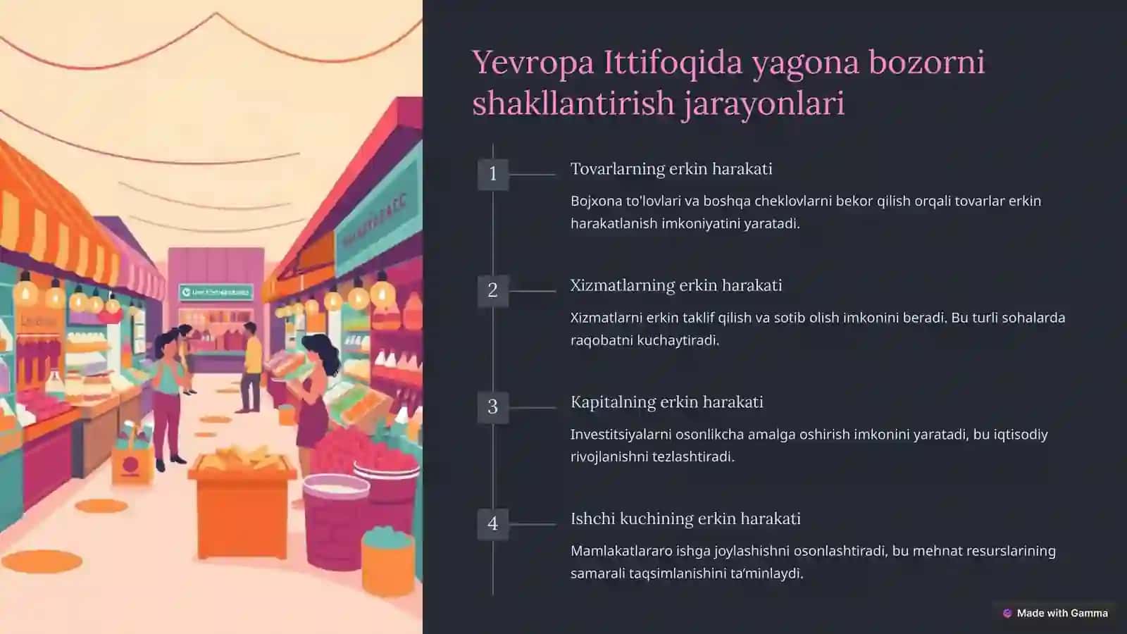 Yevropa Ittifoqining iqtisodiy integratsiyasining shakllanishiga ta’sir etuvchi asosiy iqtisodiy-siyosiy omillar 4