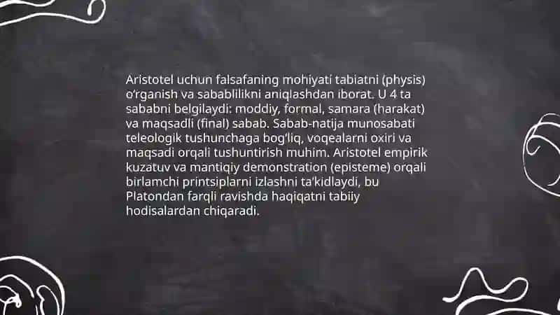 Falsafaning mohiyatiga oid Sharq va Gʻarb mutafakkirlari ta'riflarini tasniflash 4