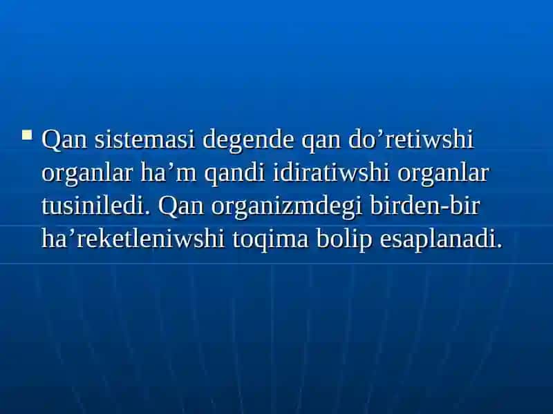 Balalarda qan sistemasi ha’m qan do’retiwinin’ anatomo-fiziologiyaliq o’zgeshilikleri 4