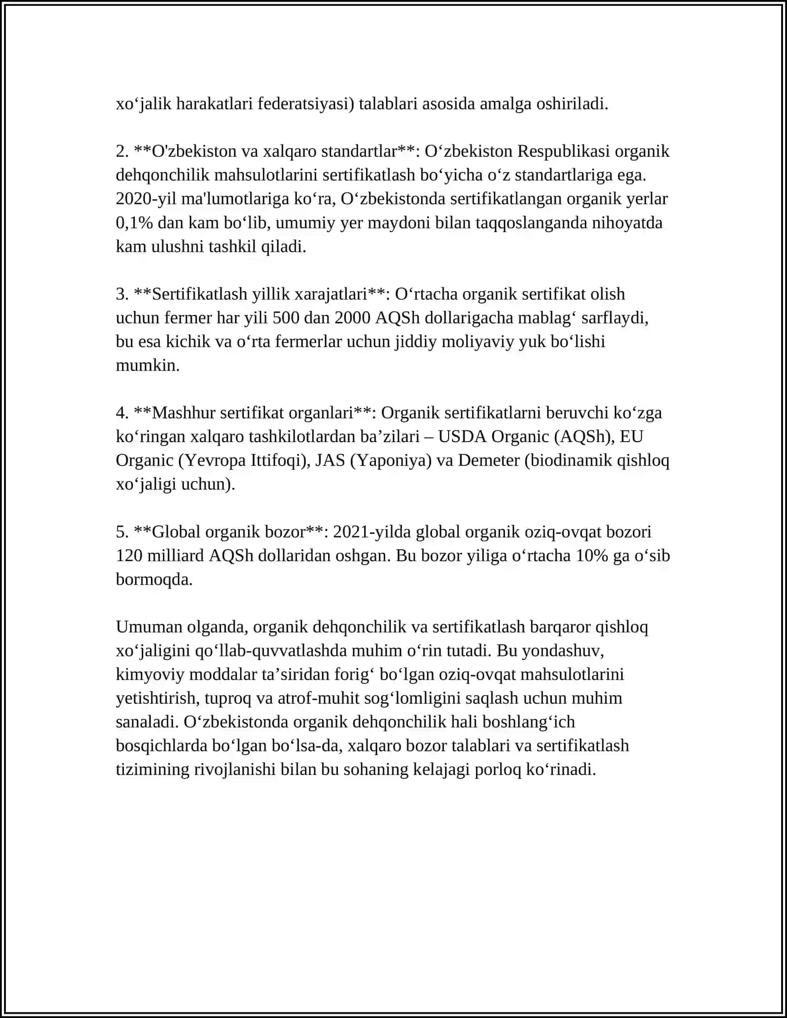 TOZA QISHLOQ XOJALIK MAXSULOTLARINI YETISHTIRISH 4