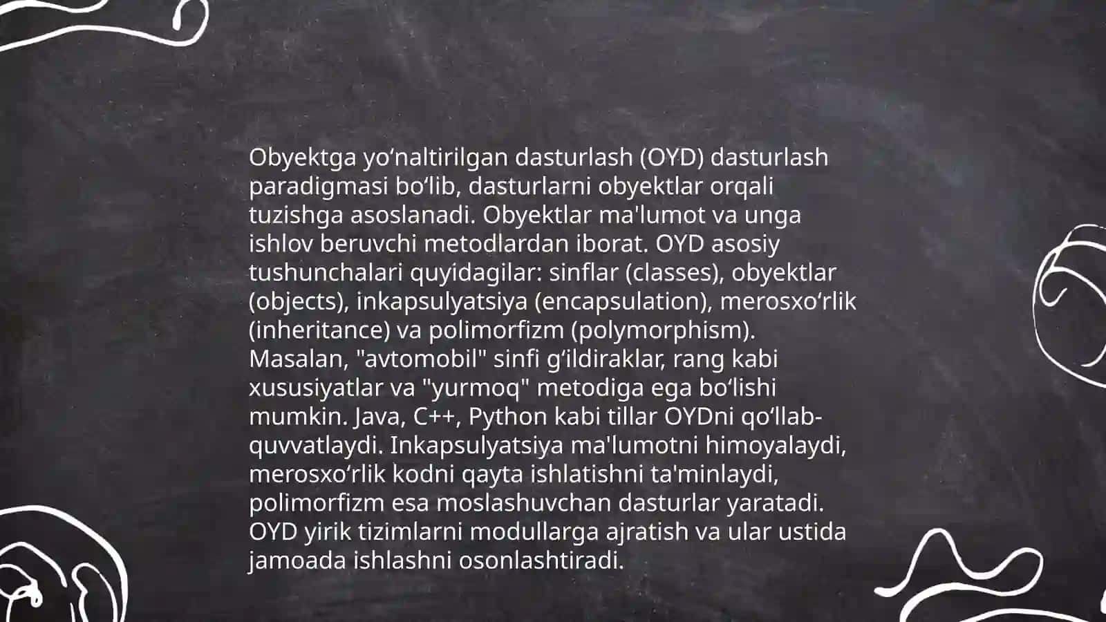 Obyekt modellari 4