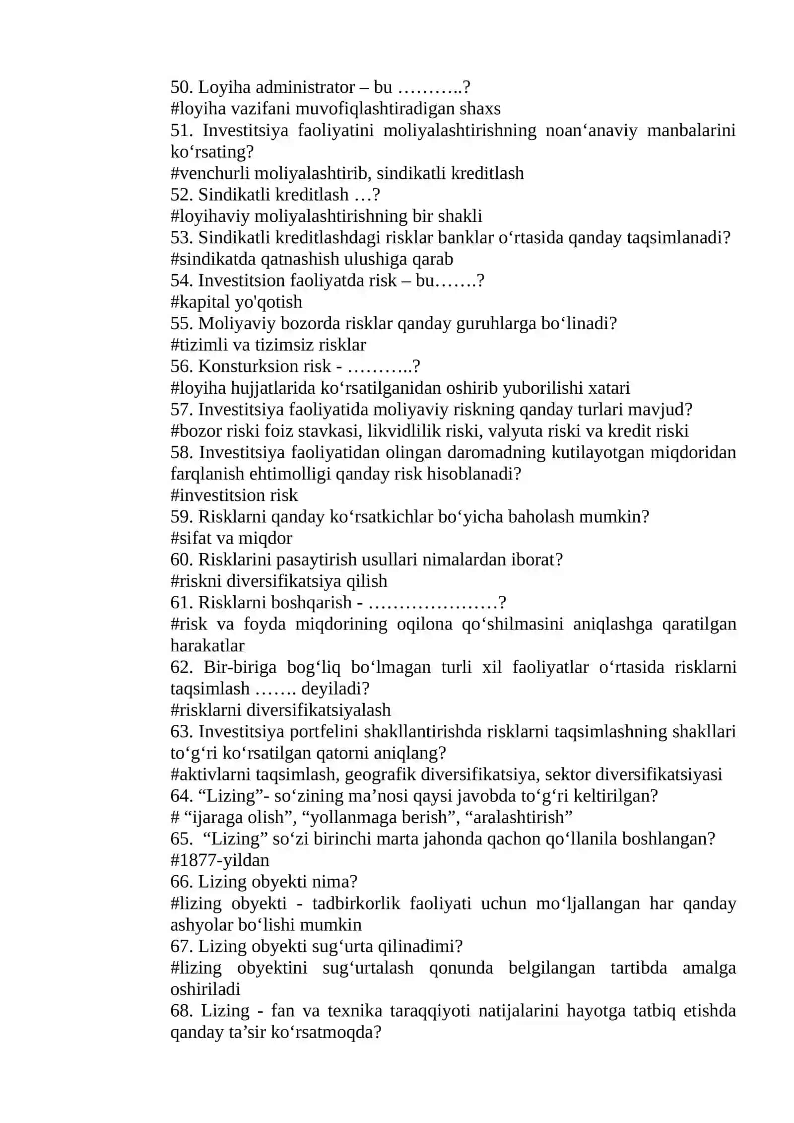 Investitsiya faoliyati 4