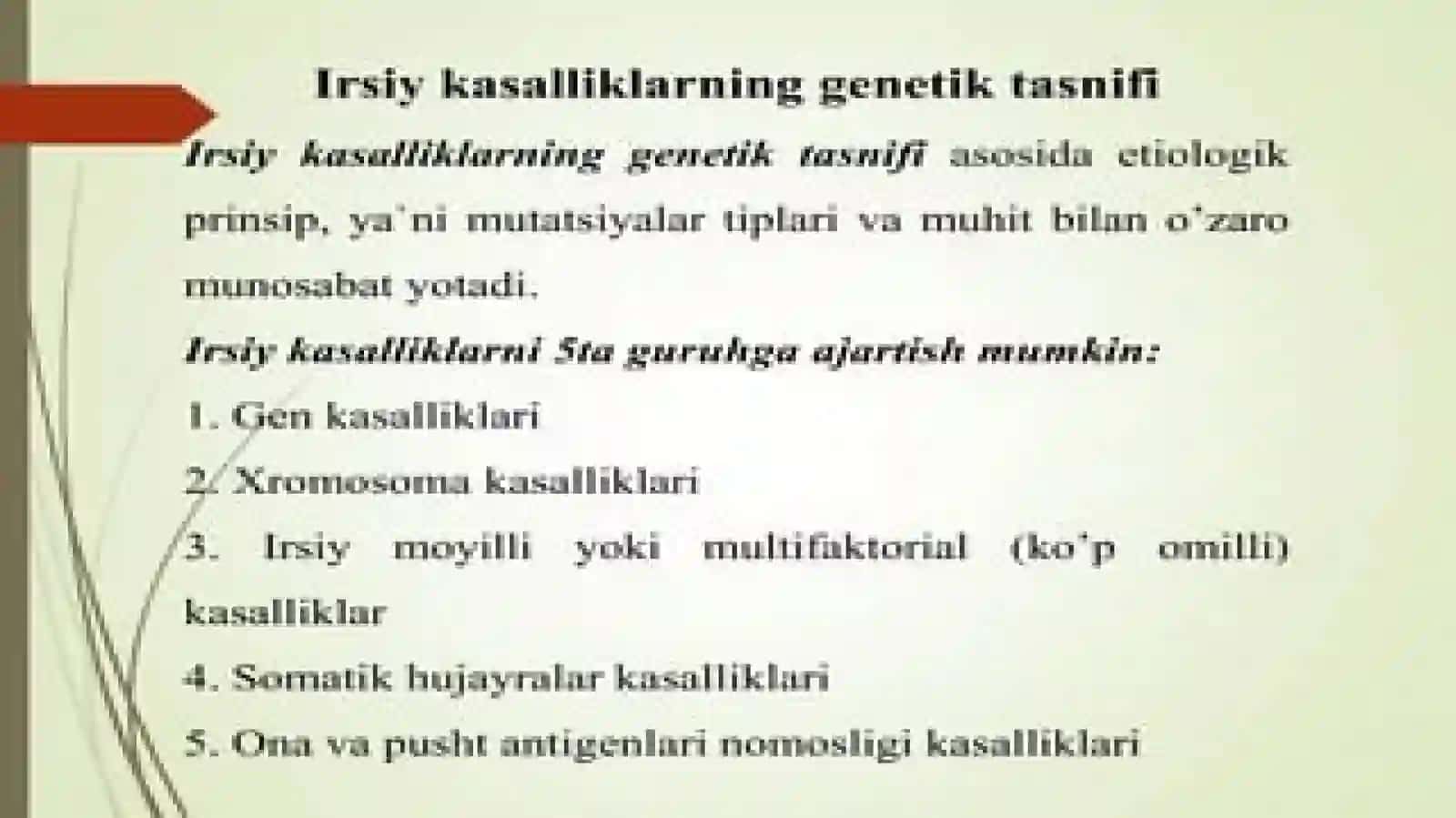 Genetikvairsiykasalliklar haqida tushuncha 4