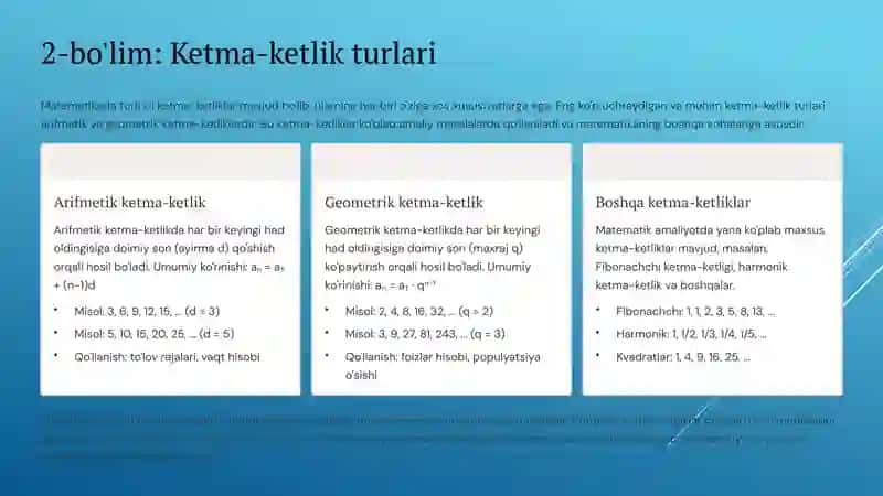 Ketma-ketlik va Funksiya Limiti: Nazariya va Amaliyot 4