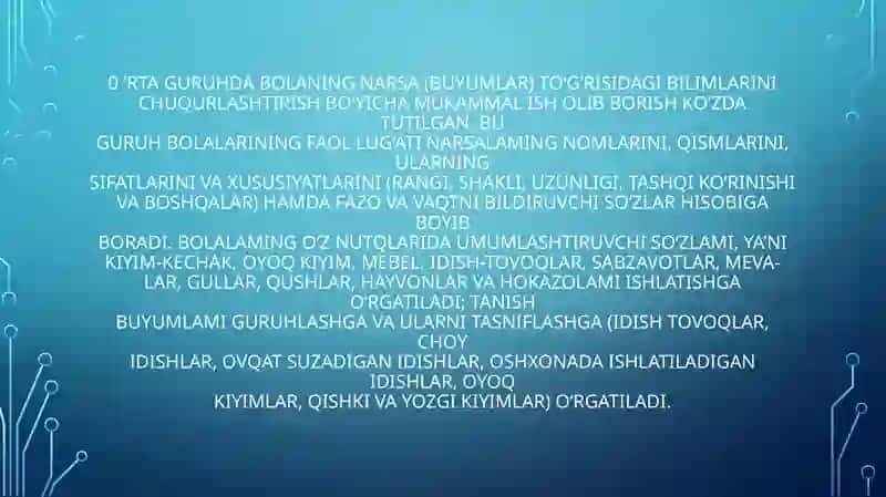 MAKTAB YOSHIDAGI BOLA NUTQINI O’STIRISH 4