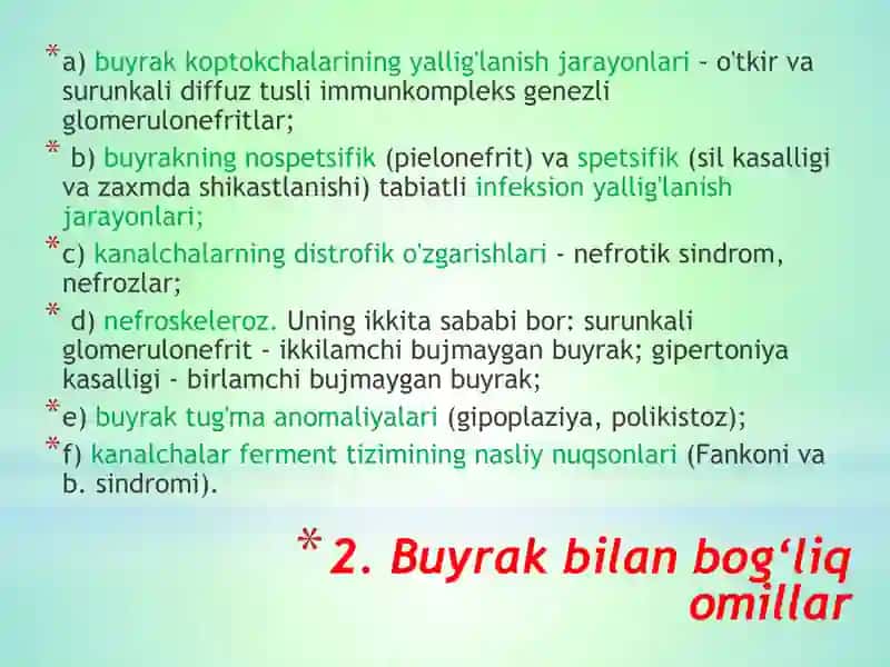 Buyrak kasalliklari 4
