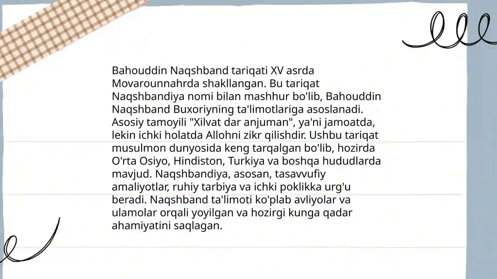 Bahouddin Naqshband va Tasavvufda islohotlar 4