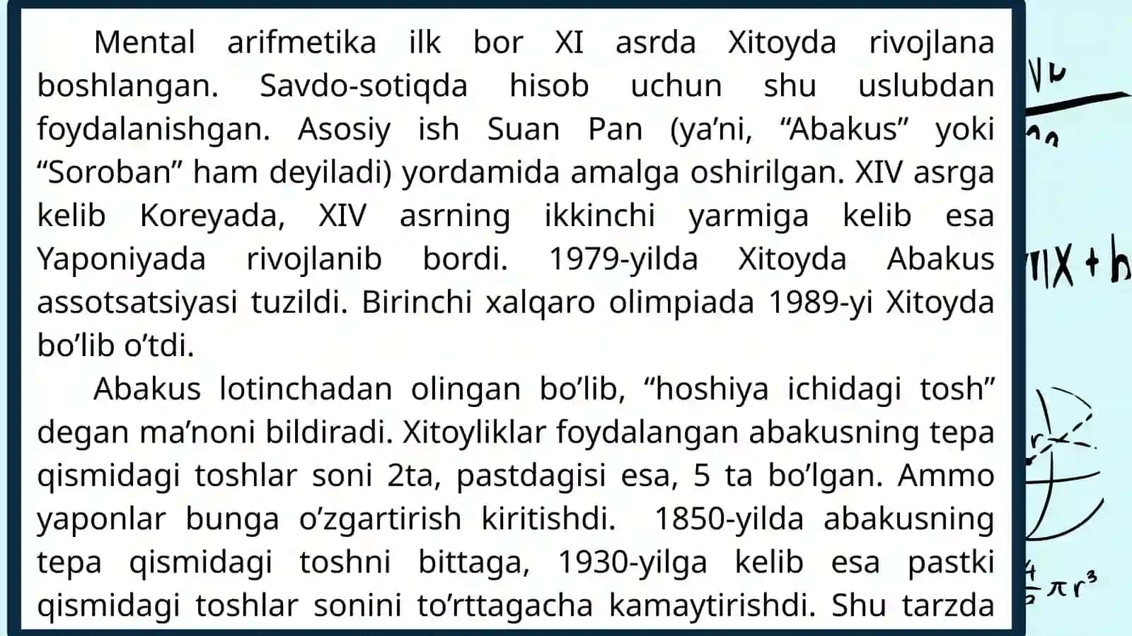 Mental arifmetika 4