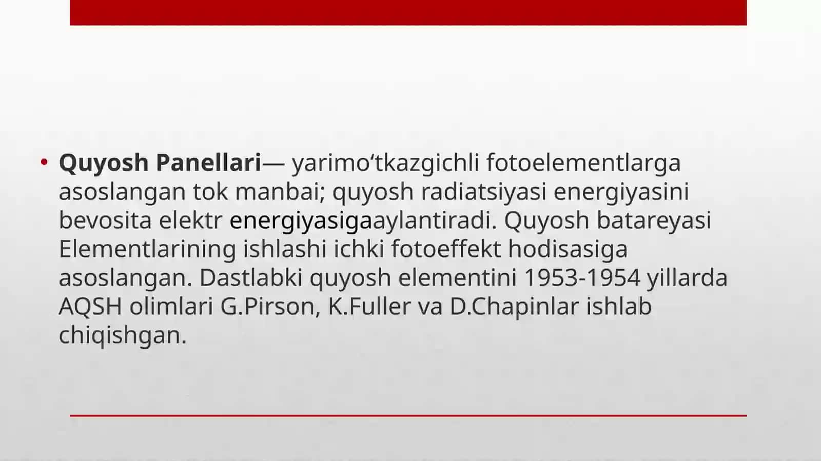 Quyosh panellarini elektr tarmoqlariga ulash 4