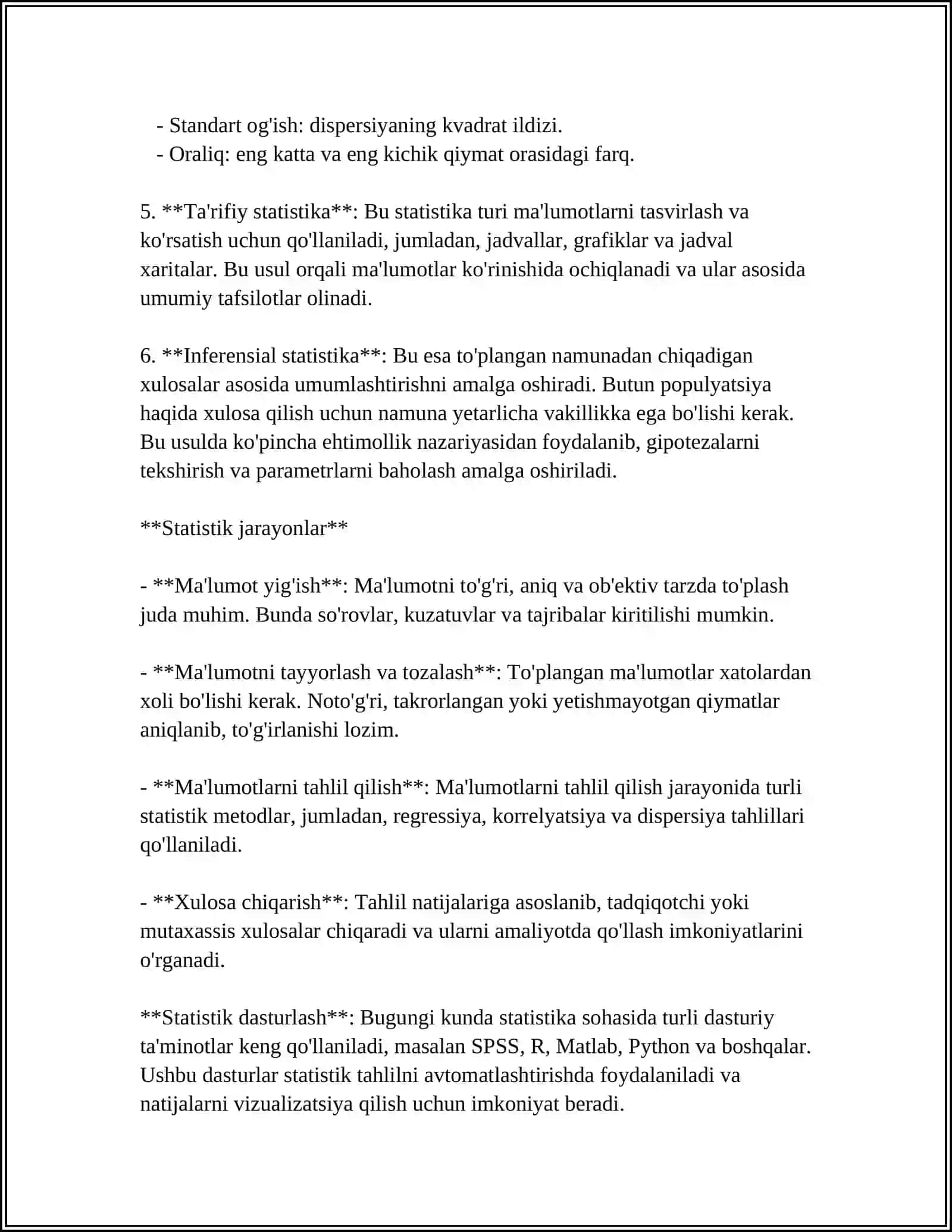 "PISA XALQARO BAHOLASH DASTURIDA 'MALUMOTLAR VA NOANIQLIK' MAZMUN SOHASIGA OID MASHG'ULOT" 4