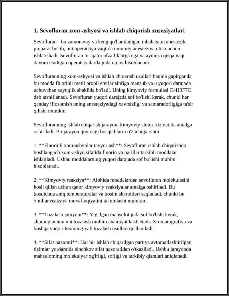ANESTEZIY UCHUN ISHLATILADIGAN SAMONAVIY XOM-ASHYOLAR 4